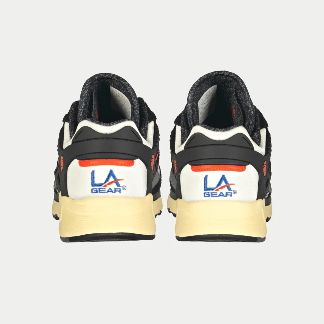 LA Gear Men's Catapult Light-Up Lowtop | Black x Orange - Image 6