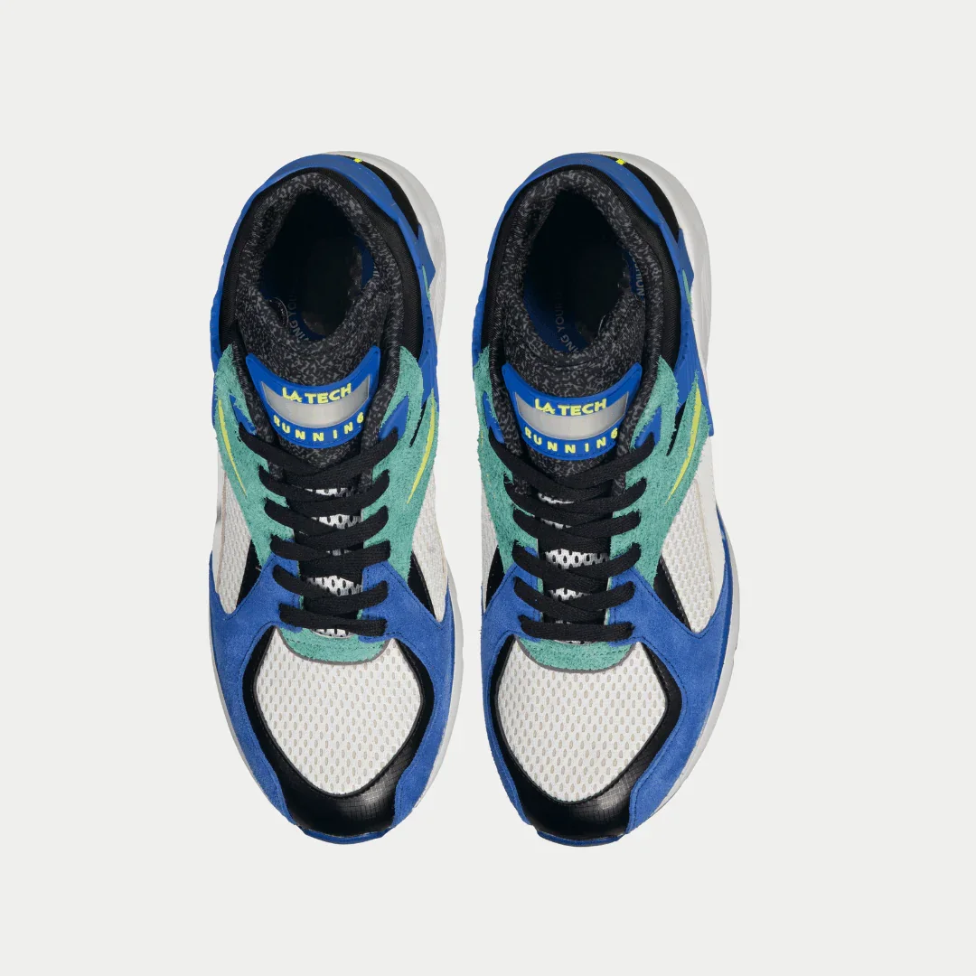LA Gear Men's Catapult Light-Up Lowtop | Blue x Green - Image 5