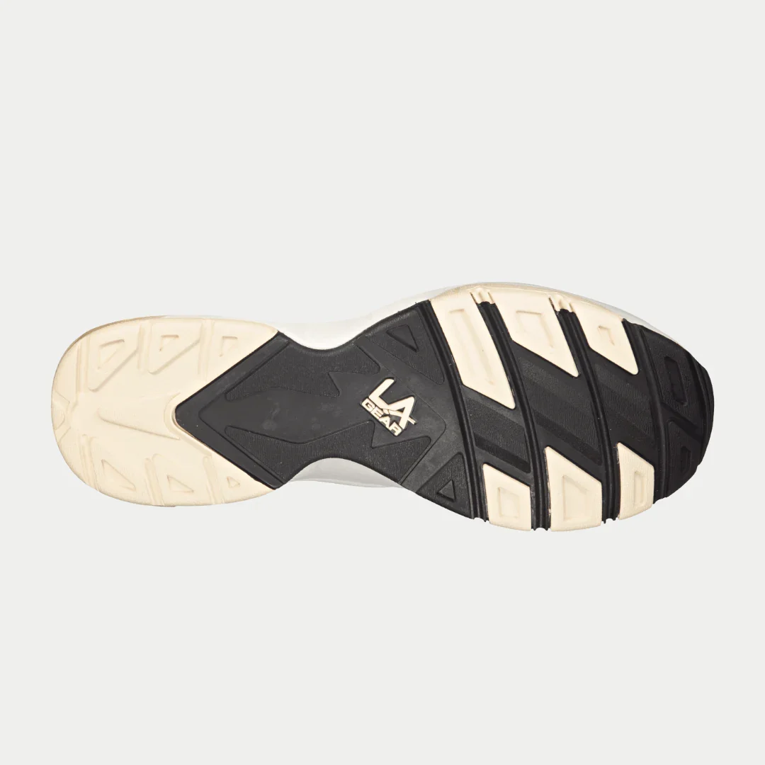 LA Gear Men's Turbo Light-Up Mid | Off-White x Black - Image 5