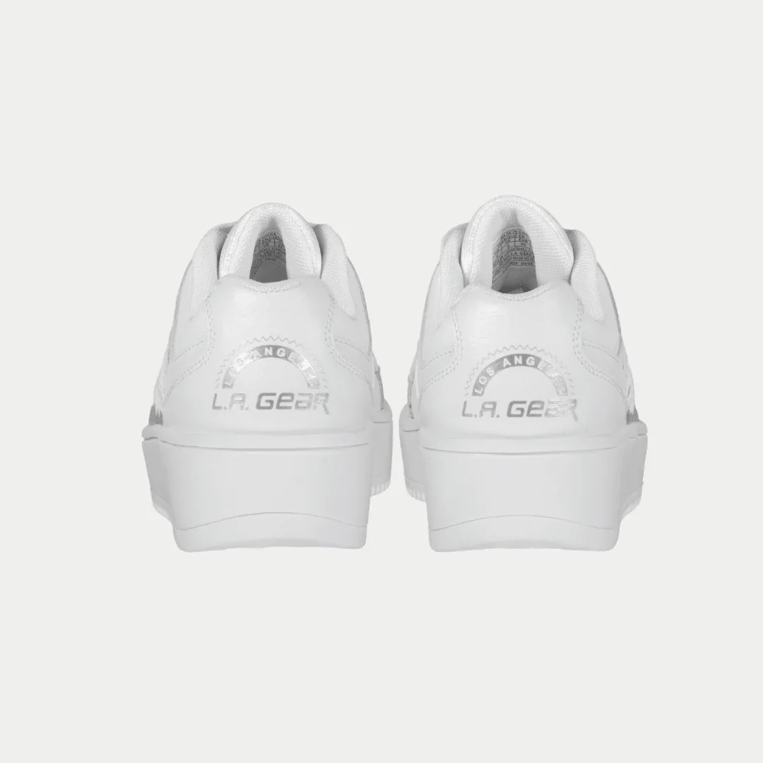 LA Gear Kids Flame Lowtop | White - Image 6